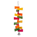 KAZOO BIRD TOY ZIG ZAG CHIPS WITH BELL MEDIUM