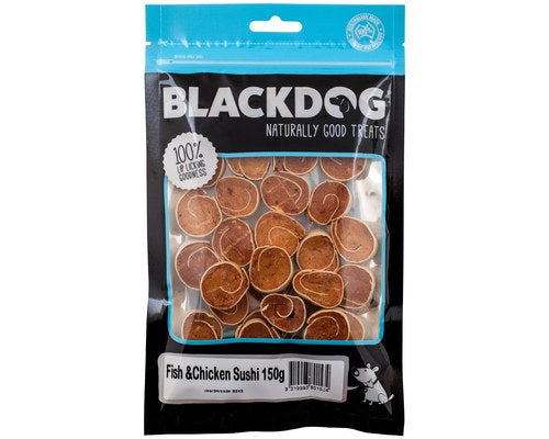 BLACKDOG FISH AND CHICKEN SUSHI 150G