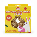 LITTLE CHEEKS NATURAL FUN BALLS 4PK