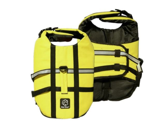 PETONE DOG SPLASH BOUYANCY JACKET 30CM YELLOW