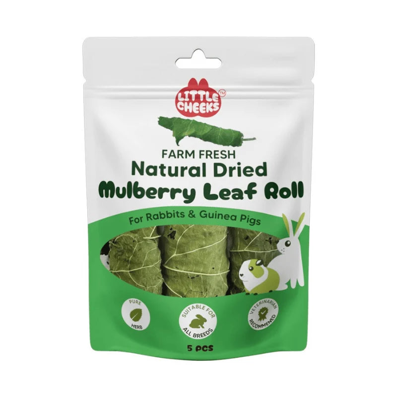 LITTLE CHEEKS DRIED MULBERRY LEAF ROLL 5PK