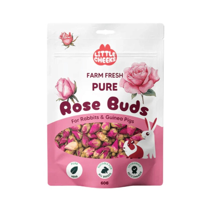 LITTLE CHEEKS PURE ROSE BUDS TREAT 60G