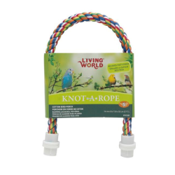 LIVING WORLD COTTON BIRD PERCH SMALL