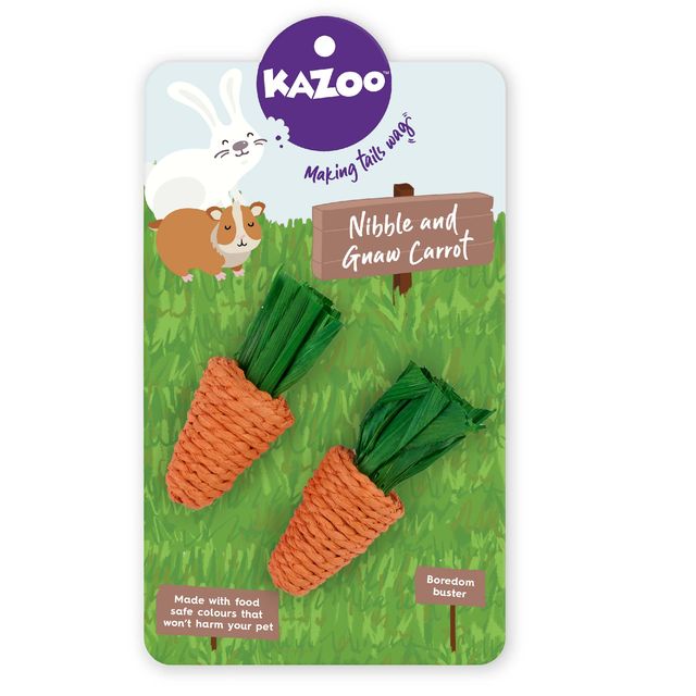 KAZOO HAPPY HOPPERS CARROT SMALL ANIMAL TOY