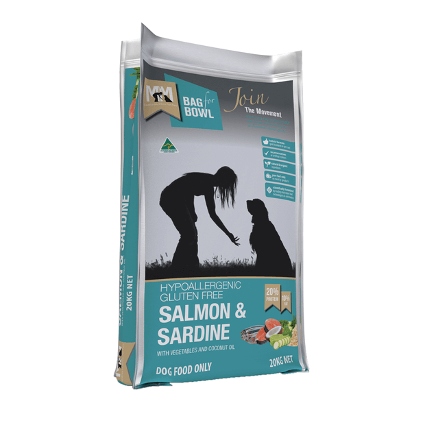 MNEALS FOR MUTTS DOG SALMON AND SARDINE 20KG