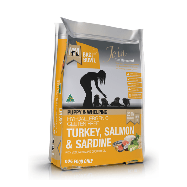 MEALS FOR MUTTS PUPPY TURKEY SALMON AND SARDINE 20KG
