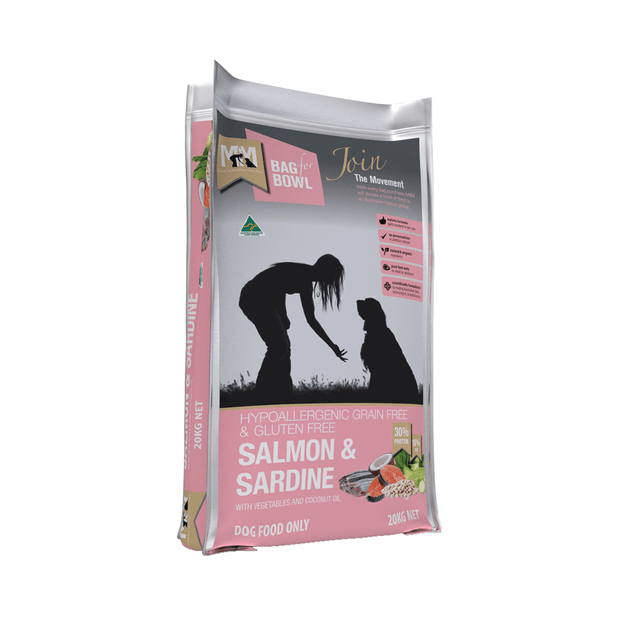 MEALS FOR MUTTS DOG GRAIN FREE SALMON AND SARDINE 20KG