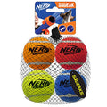 NERF SQUEAK TENNIS BALLS 4PK MULTI COLOUR