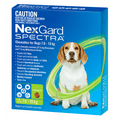 NEXGARD SPECTRA 7.6-15KG 6 PACK
