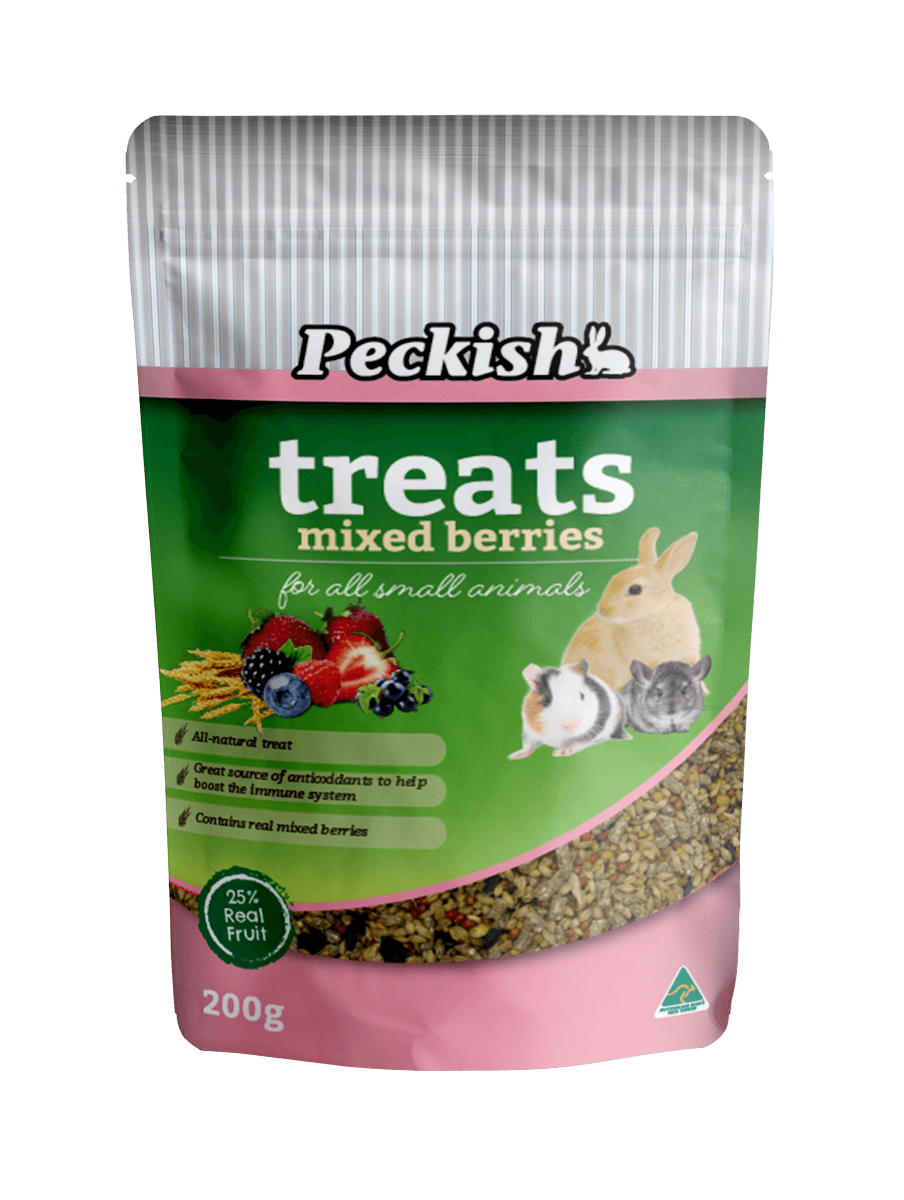PEKISH TREATS MIXED BERRIES FOR RABBITS & GUINEA PIGS 200G