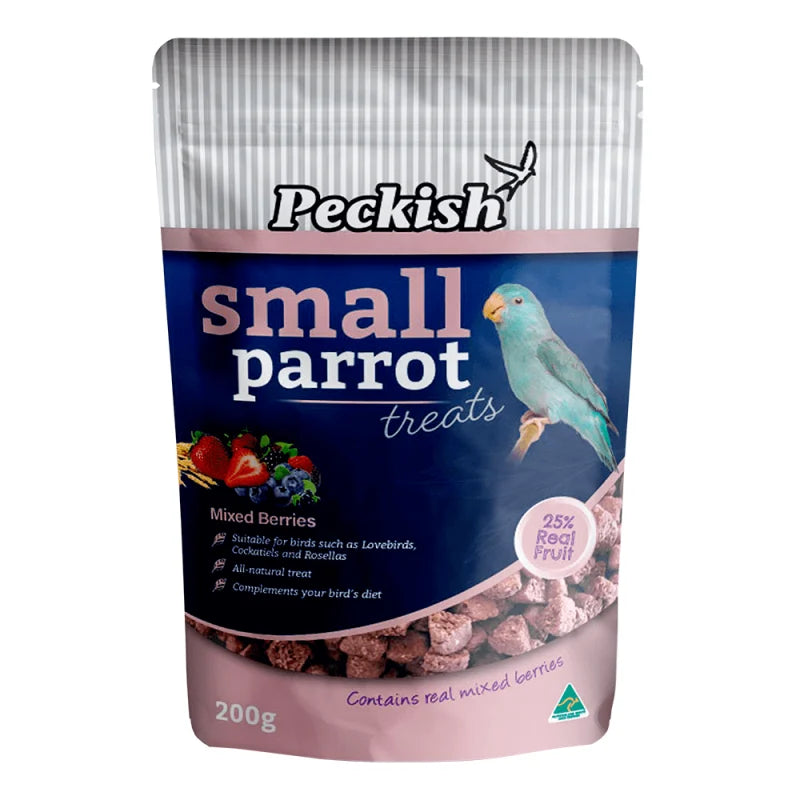 PEKISH SMALL PARROT BIRD TREATS MIXED BERRY 200G