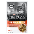 PRO PLAN CAT DERMA PLUS SALMON IN GRAVY 85G