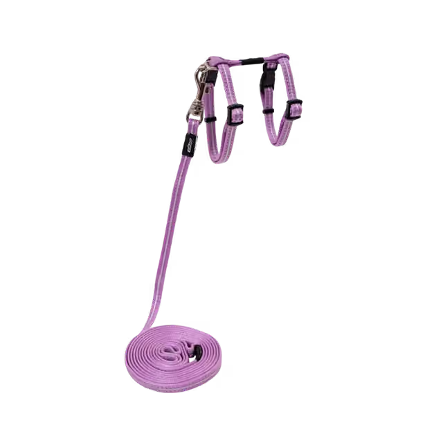 ROGZ ALLEY CAT CONTROL HARNESS LILAC