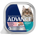 ADVANCE CAT CHICKEN AND SALMON MEDLEY 85G