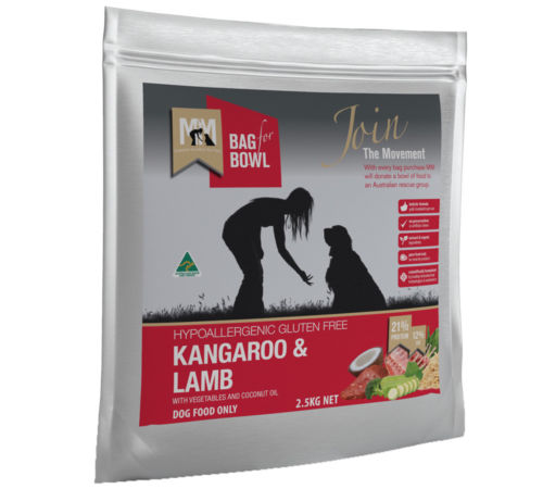 MEALS FOR MUTTS DOG KANGAROO AND LAMB 2.5KG