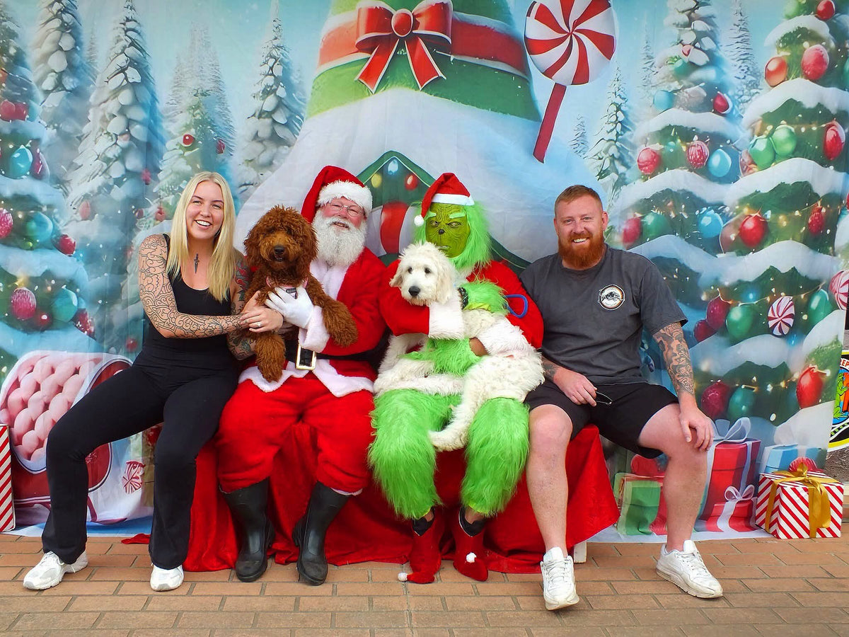 🎅🐾 FREE SANTA & THE GRINCH PHOTOS! 💚🎄