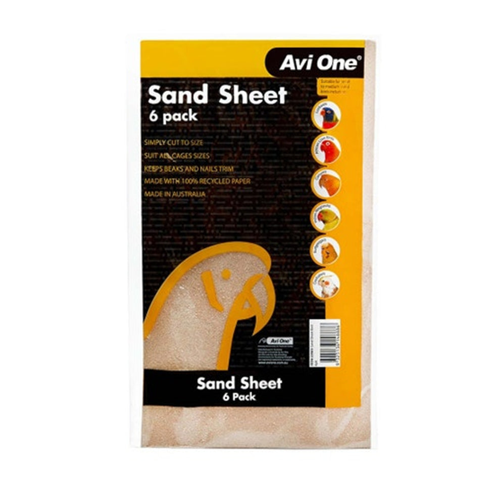 AVIONE SAND PAPER SHEETS 6 PACK