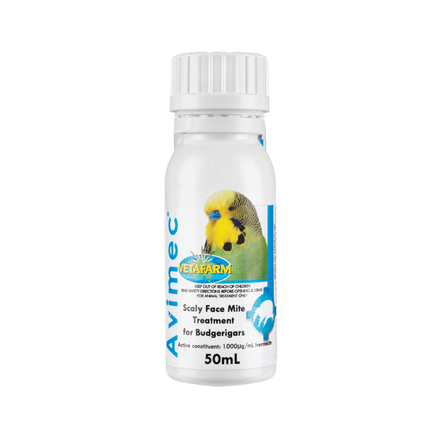VETAFARM AVIMEC SCALY FACE MITE TREATMENT 50ML