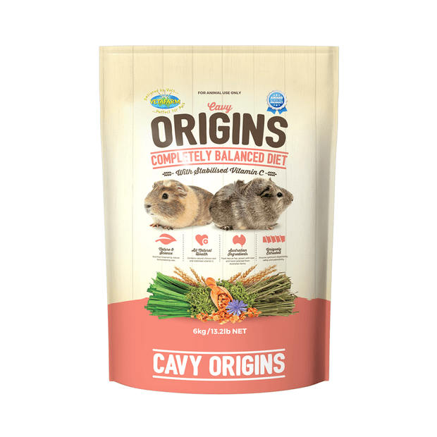 VETAFARM GUINEA PIG/CAVY ORIGINS FOOD 6KG