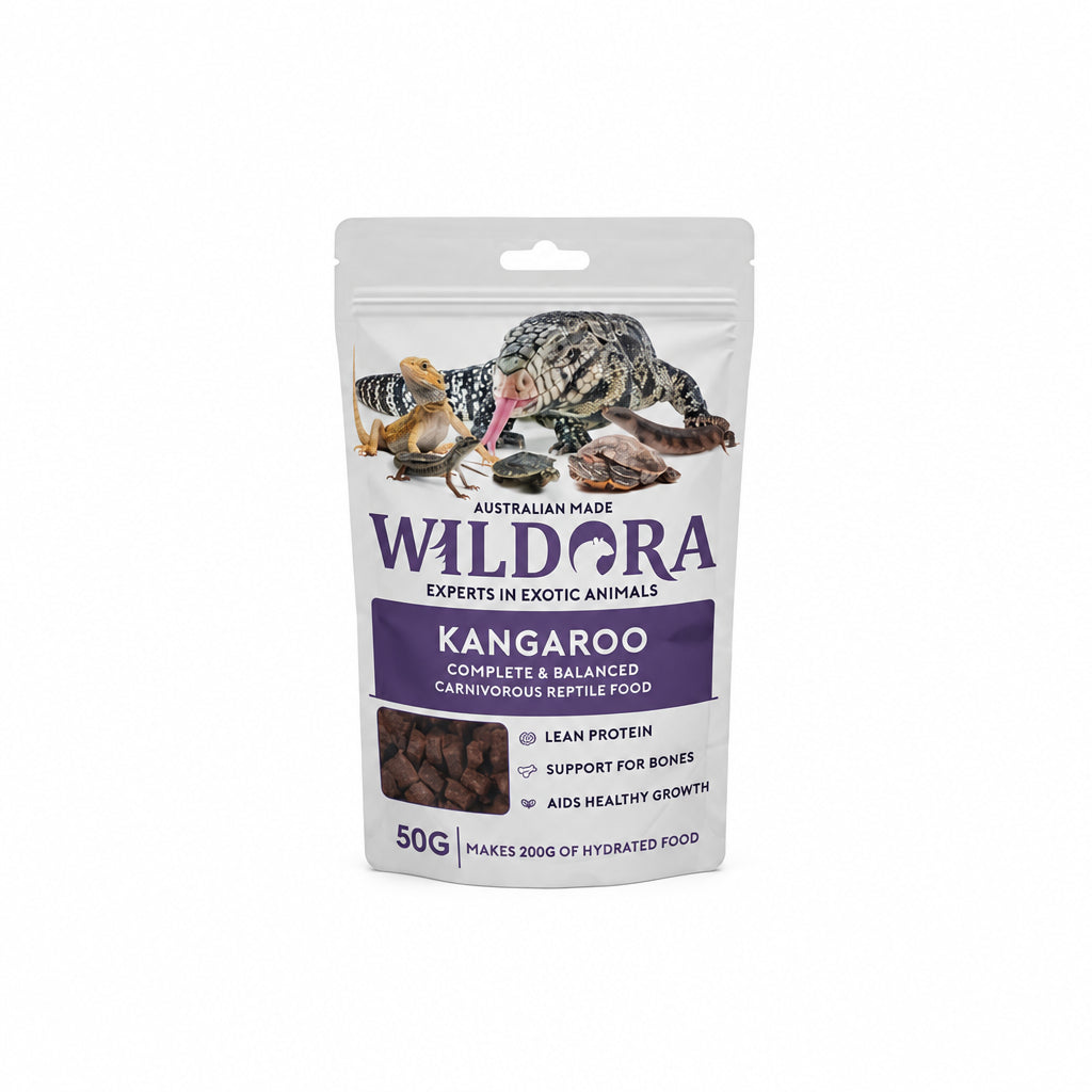 WILDORA REPTILE REHYDRATABLE DIET KANGAROO 50G
