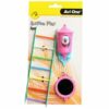 AVI ONE BIRD TOY 3PC MULTI COLOURED LADDER CUCKOO BIRD PERCH AND ROUND MIRROR - Image 2