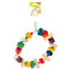 AVI ONE PARROT TOY WOODEN RING WITH ACRYLIC BEADS - Image 2
