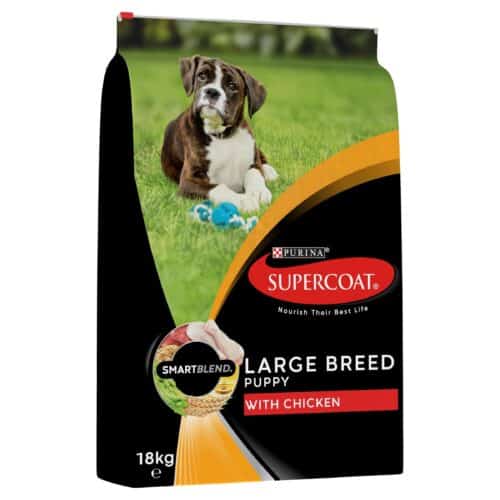 SUPERCOAT PUPPY LARGE BREED CHICKEN 18KG