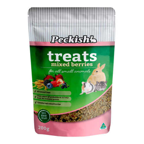 PECKISH TREATS MIXED BERRY 200G