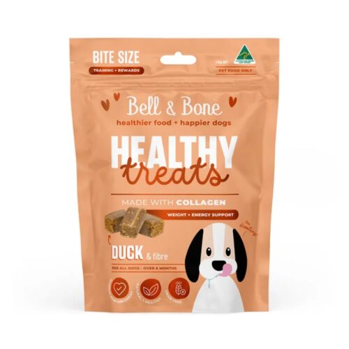 BELL & BONE DUCK, COLLAGEN & FIBRE HEALTHY WEIGHT BITES 130G