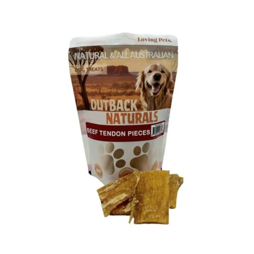 OUTBACK NATURALS BEEF TENDON PIECES 150G