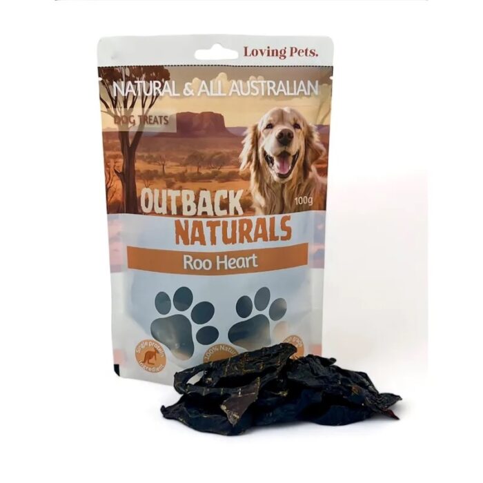 OUTBACK NATURALS ROO HEARTS 100G