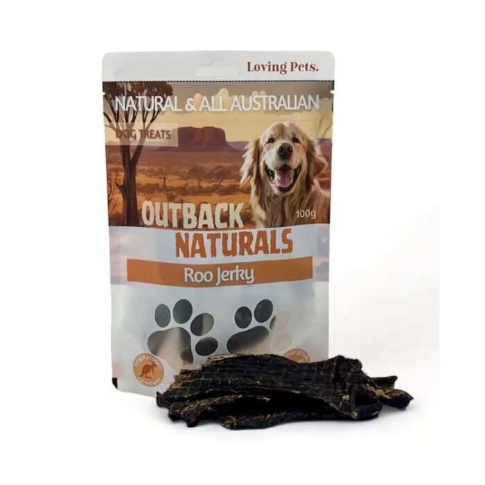 OUTBACK NATURALS ROO JERKY 100G