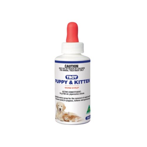 TROY PUPPY & KITTEN WORMING SYRUP 50ML
