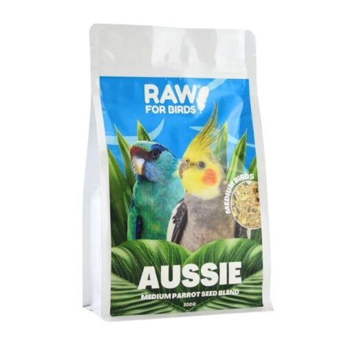 RAW FOR BIRDS AUSSIE MEDIUM PARROT SEED BLEND 2KG