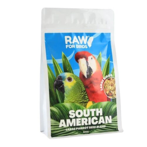 RAW FOR BIRDS SOUTH AMERICAN LARGE PARROT SEED BLEND 2KG