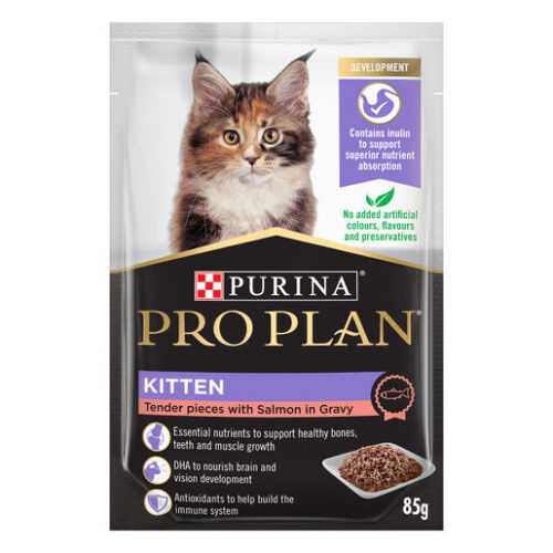 PRO PLAN KITTEN SALMON IN GRAVY 85G