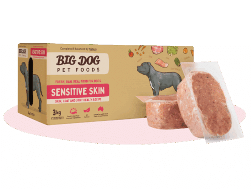 BIG DOG SENSITIVE SKIN PATTIES 3KG