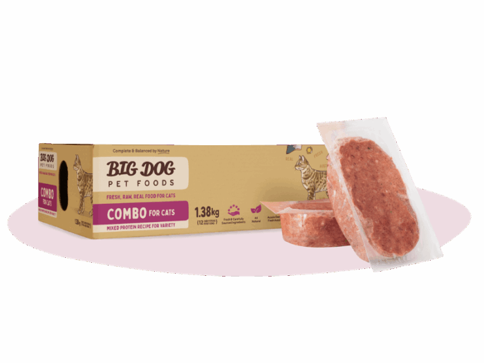 BIG DOG CAT COMBO PATTIES 1.38KG