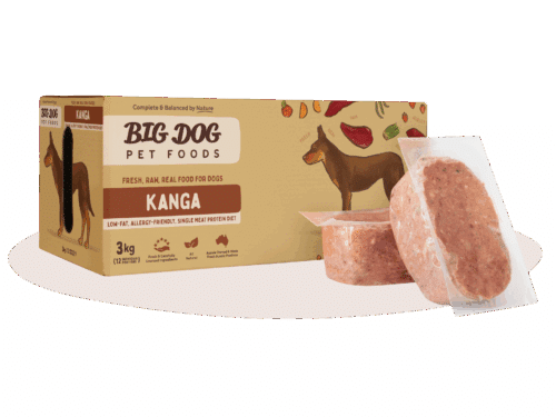 BIG DOG KANGAROO PATTIES 3KG