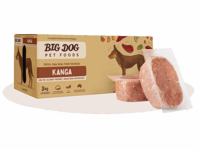 BIG DOG KANGAROO PATTIES 3KG