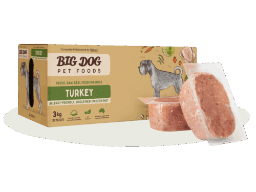 BIG DOG TURKEY PATTIES 3KG
