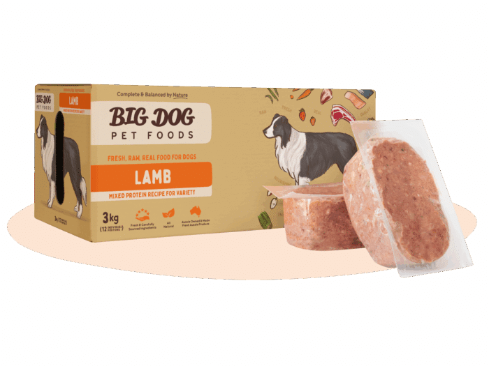 BIG DOG LAMB PATTIES 3KG