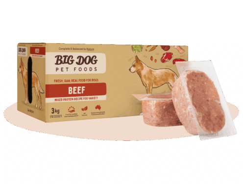 BIG DOG BEEF PATTIES 3KG