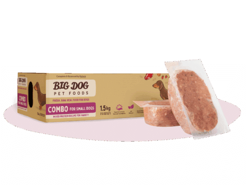 BIG DOG SMALL DOG COMBO PATTIES 1.5KG