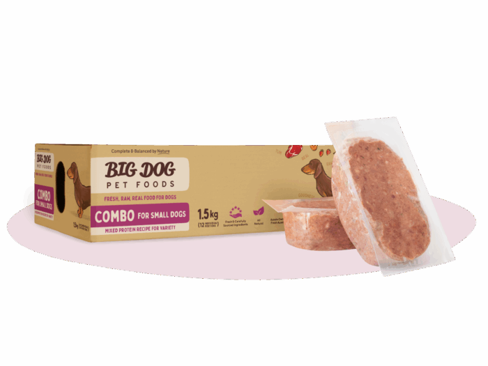 BIG DOG SMALL DOG COMBO PATTIES 1.5KG