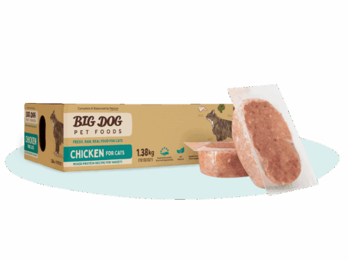 BIG DOG CAT CHICKEN PATTIES 1.38KG