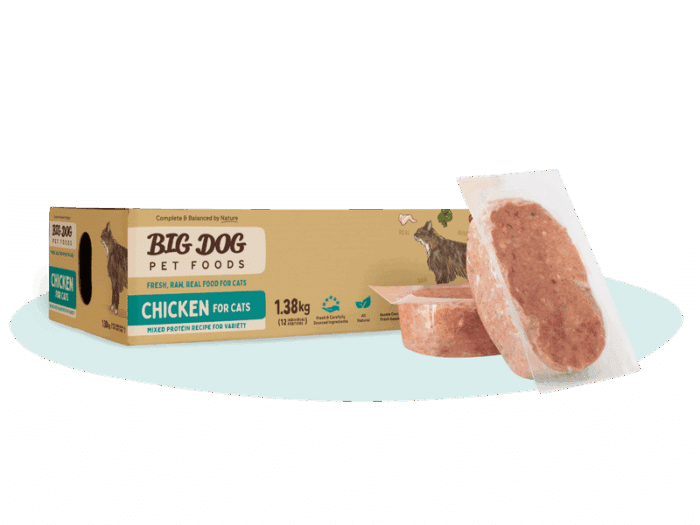 BIG DOG CAT CHICKEN PATTIES 1.38KG