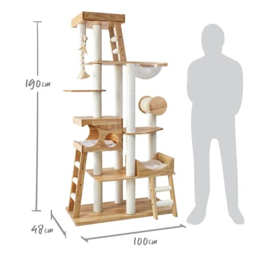 KAZOO MULTI LEVEL SCANDI CAT TOWER