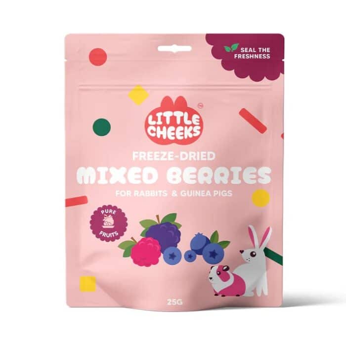 LITTLE CHEEKS FREEZE DRIED MIXED BERRIES 25G
