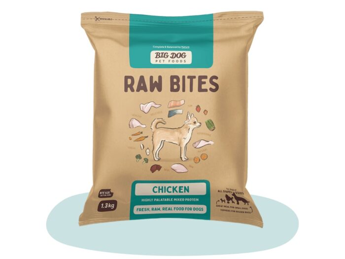 BIG DOG RAW BITES CHICKEN 1.3KG